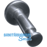 Handlauftr�ger zum Klemmen, Rosetten � 51 mm, Wandabstand 60 mm, Alu poliert