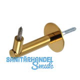 Handlauftr�ger Rosetten � 50 mm, Wandabstand 75 mm, Messing PVD-beschichtet