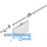 Schiebetorbeschlagset HELM 100 f�r Wandmontage, max. 100 kg, Stahl verzinkt