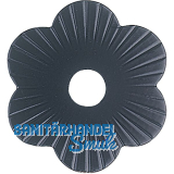 Zierrosette (Pfettenscheibe) � 80x4 mm, Bohr-� 13 mm, schwarz pulverbesch. (B)