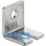 Winkelbefestigung HELM 104 W einfach Edelstahl