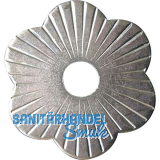 Zierrosette (Pfettenscheibe) � 80x4 mm, Bohr-� 17 mm, Stahl verzinkt (B)