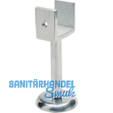Trennwandst�tze U-f�rmig, Bodenabst. 102mm, Lichte Breite 40 mm, silber eloxiert