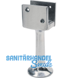 Trennwandst�tze U-f�rmig verstellbar Bodenabstand 100 mm, silber elox.