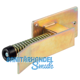 Torpuffer unten HELM 560 L mit Stahlfeder 600 kg Stahl verzinkt gelb