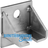 Winkelbefestigung HELM 604 W einfach Edelstahl