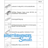 HAWA Junior 100/Z-Pocket Beschlagset Holz 1 Fangstopper Standard/Federpuffer