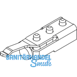 Schienenpuffer HAWA-Frontslide 60/A m. einstellbarer R�ckhalterung