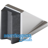 HAWA Bodent�rstopper mit Zentrierteil Zamak verchromt matt