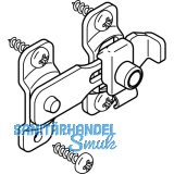 Schiebeladenverschluss HAWA-Frontslide 60/A, Edelstahl