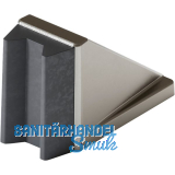 HAWA Bodent�rstopper mit Zentrierteil Zamak Edelstahl-Effekt