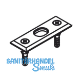 Schlie�blech zu Stangenschloss HAWA, Stahl verchromt