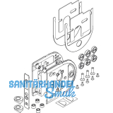 HAWA Toplock Gegenkasten ohne Abdeckkappen inkl. Zentrierset