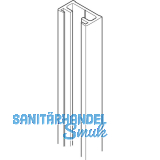 HAWA Wandanschlussprofil f�r Glast�ren L=2500 mm Aluminium farblos eloxiert