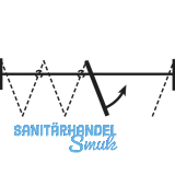 Dreht�rgarnitur HAWA-Variofold 80/H an Faltpaket, ohne Laufwerk und Drehlager