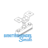 HAWA Junior 80/G Telescopic Aufh�ngeb�gel-Garnitur Glas Aufh�ngeschraube M12