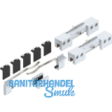 HELM GT-L 80 Beschlagset Glas 8-10,76 mm ohne Laufschiene 80 kg silber eloxiert