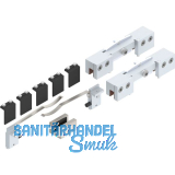 HELM GT-L 80 Beschlagset Glas 8-10,76 mm ohne Laufschiene 80 kg Edelstahl-Effekt