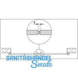 HAWA Gummiprofil Glaskantenschutz 5 m Kunststoff schwarz