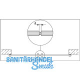 HAWA Gummiprofil Glaskantenschutz 50 m Kunststoff schwarz