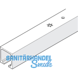 HAWA Junior 40 Laufschiene Deckenmontage L=2000 mm Aluminium farblos eloxiert