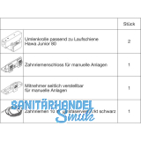 HAWA Junior 80/Z Symmetric Synchronbeschlag Fl�gelbreite 500-1200 mm