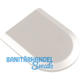 HAWA Junior GP/Ordena 70 Abdeckkappe rund Punktbefestigung Edelstahl-Effekt