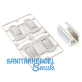 HAWA Junior GP/Ordena 70 Bodenf�hrung spielfrei Glas 8-12,7 mm verchromt matt