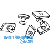 HAWA Junior 40 Montageset zu Winkelprofil (10 St�ck)