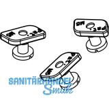 HAWA Junior 120 Montageset zu Winkelprofil (10 St�ck)