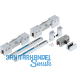 HELM GT-S 150 Beschlagset Glas 8-12,76 mm Einzugsd�mpfung 80kg silber eloxiert