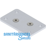 HELM 150 Deckenbefestigungsplatte Aluminium natur