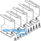Blendenbefestigungsteile HAWA-Frontslide 60/A, 60/matic, f�r Abdeckblende, Alu