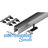 HAWA-Junior 80/100 Pocket Montageset Wandtasche L=2000 mm silber