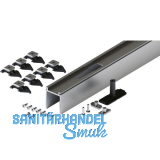 HAWA-Junior 80/100 Pocket Montageset Wandtasche L=2500 mm silber