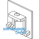 HAWA-Junior 100 Holz Abdeckkappe Winkelprofil verchromt matt