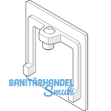 HAWA Junior 120 Holz/Glas Abdeckkappe Winkelprofil verchromt matt