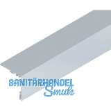 HELM GT-S 150 Montageprofil deckenb�ndige Montage auf Ma� Alu silber eloxiert