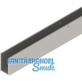 SOLIDO 100/HELM 140/GT-S 150 U-Blende auf Ma� L=6000 mm Edelstahl-Effekt