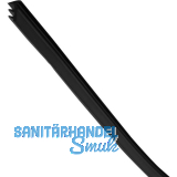 HAWA Dichtungsprofil Festverglasung Boden/Wandprofil Glas 10-12 mm schwarz