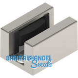 HELM Bodenf�hrung SmartGuide G spielfrei f�r Glas 8-12,76 mm Edelstahl-Effekt