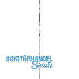 Schlie�leiste mit Kantriegel zu MFV-STV M2, f�r 2-flg. T�ren, links, verz.silber