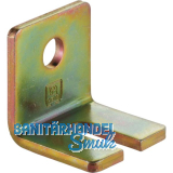 Winkelbefestigung HELM 104 W einfach Stahl verzinkt gelb