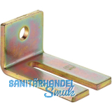 Winkelbefestigung HELM 104 WD doppelt Stahl verzinkt gelb