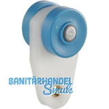 Planen-Vorhang Rollapparat einpaarig HELM 131K, Kunststoff m. Nylonrollen