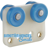 Planen-Vorhang Rollapparat zweipaarig HELM 132K, Kunststoff m. Nylonrollen