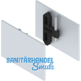 HELM GT-L Abdeckkappen-Set f�r Seitenteil Aluminium silber eloxiert