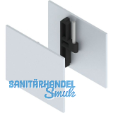 HELM GT-S 150 Abdeckkappen-Set klemmbar f�r Seitenteil silber eloxiert