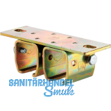 Doppeldeckenbefestigungsmuffe HELM 102 D, Loch � 8,5 mm, Stahl verzinkt, gelb