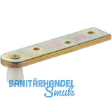 F�hrungsrolle HELM 249 F,12 mm, Stahl verzinkt, gelb